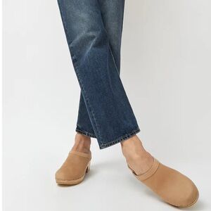 No.6 Old School Clog on Mid Heel in Bone